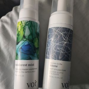Voir Styling Foam & Flawless Finish Hairspray New Bundle